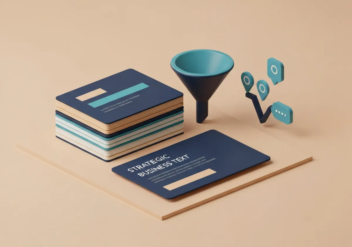 Consulting business framework illustration