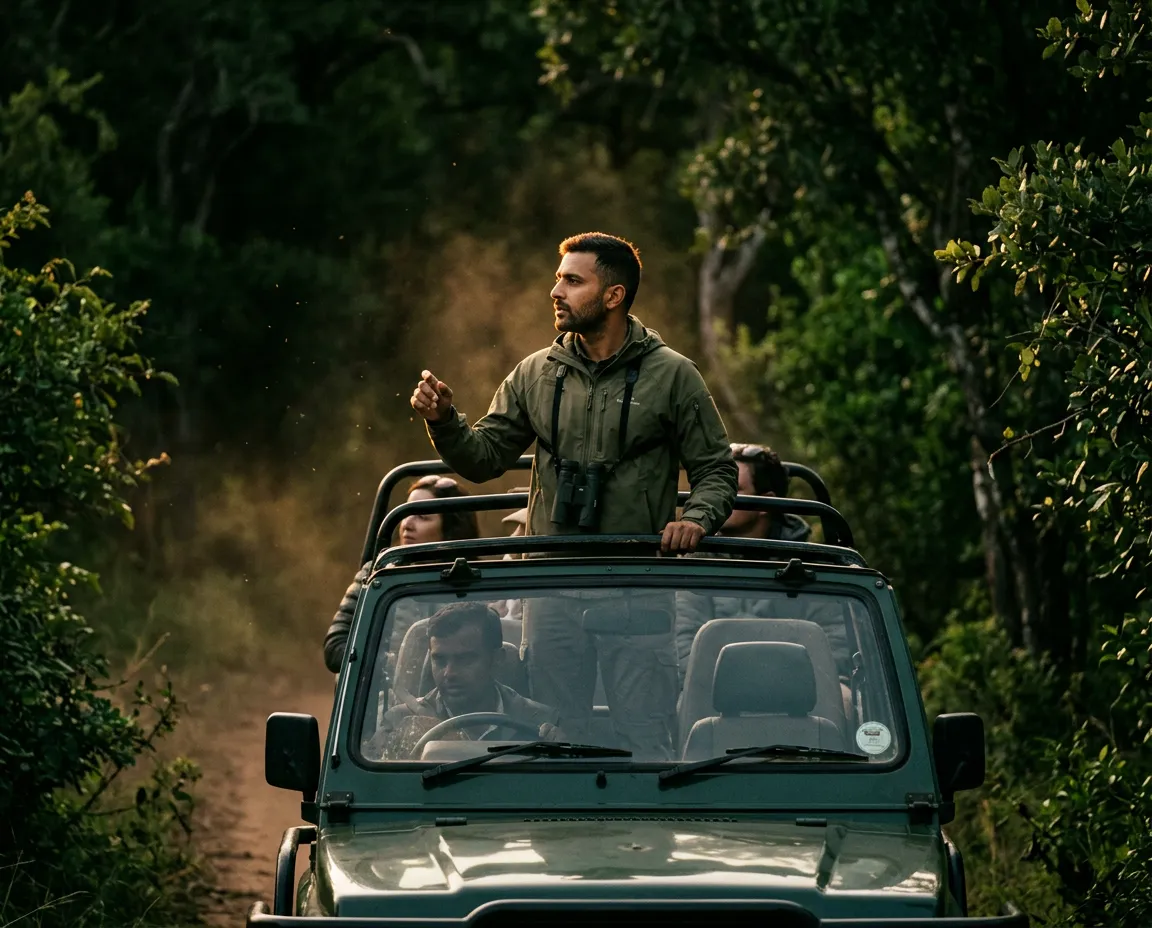 Kaustubh leading an active wildlife safari expedition in Tadoba National Park