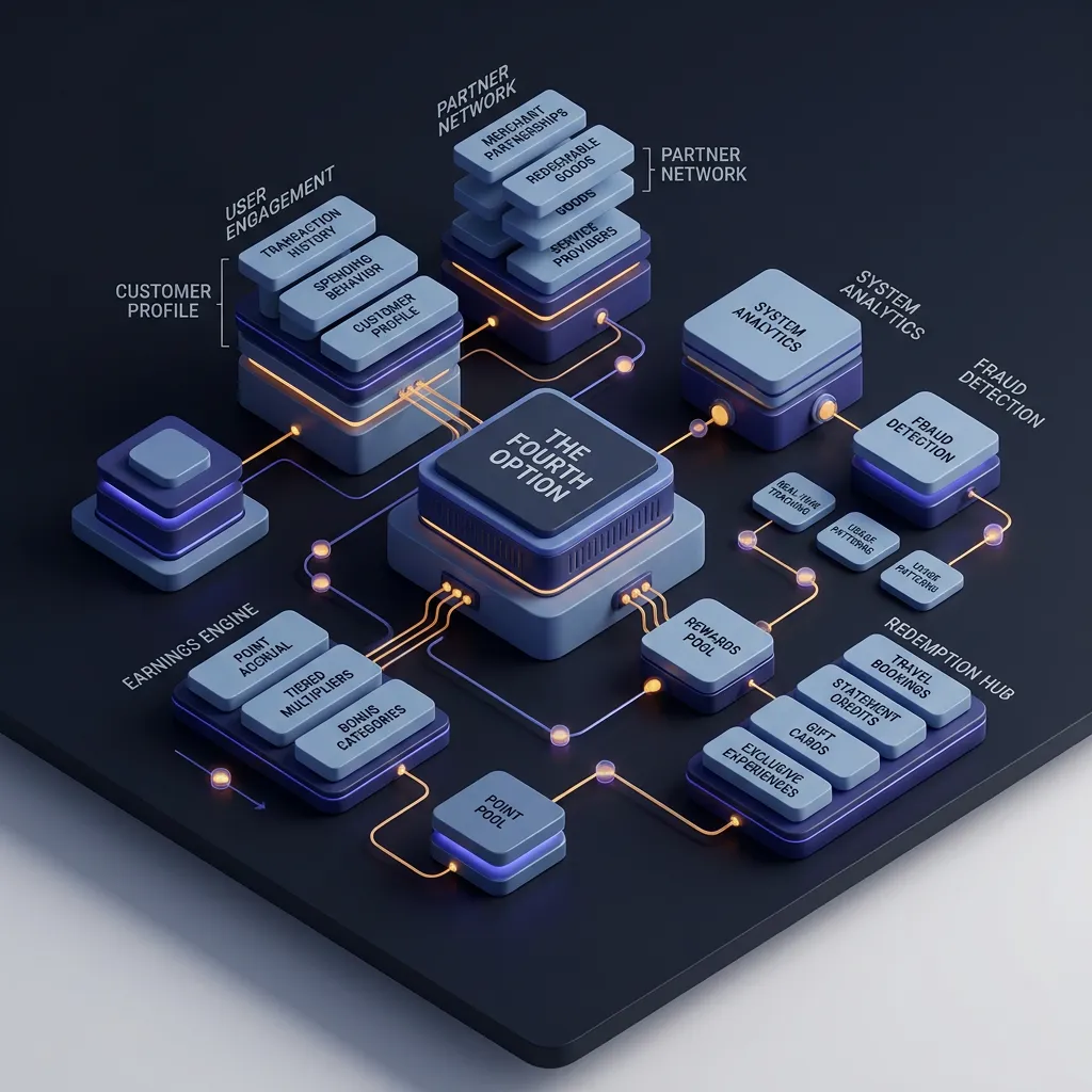 The Fourth Option credit card reward architecture system