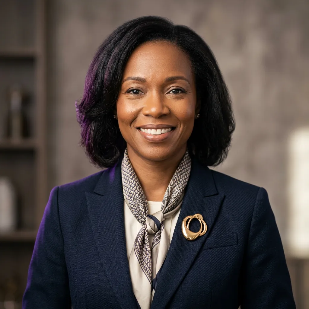 Portrait of Elena Rostova, Chief Strategy Officer