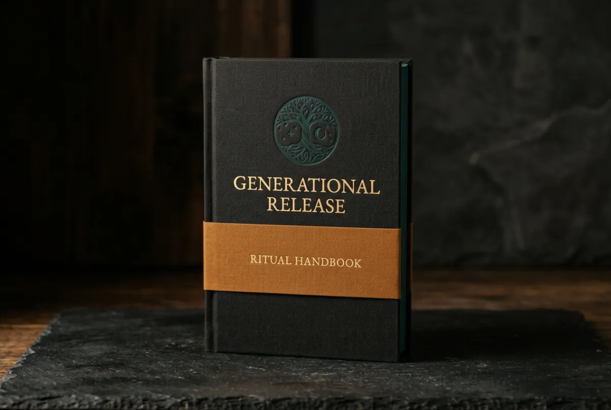 Generational Release Ritual Handbook Mockup