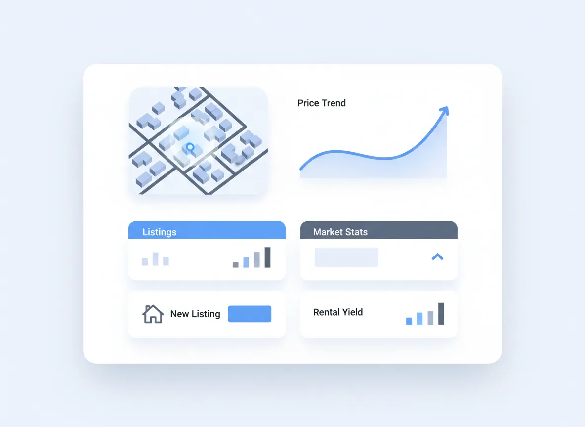AI powered real estate dashboard preview
