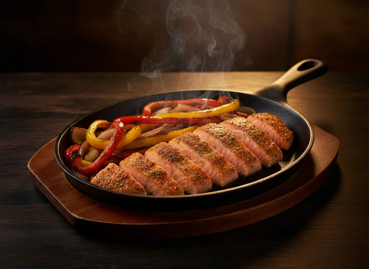 Salmon Fajitas