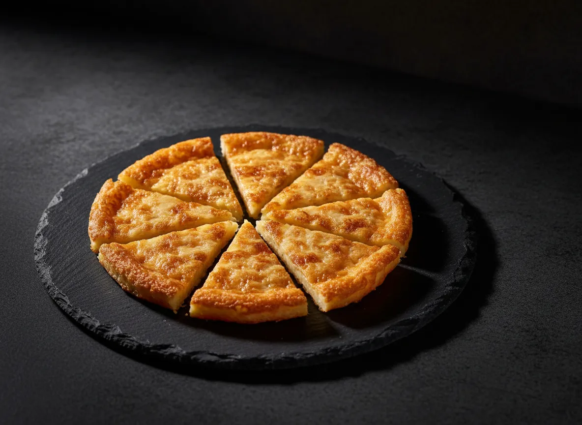 Cheese Crisp perfectly toasted golden start