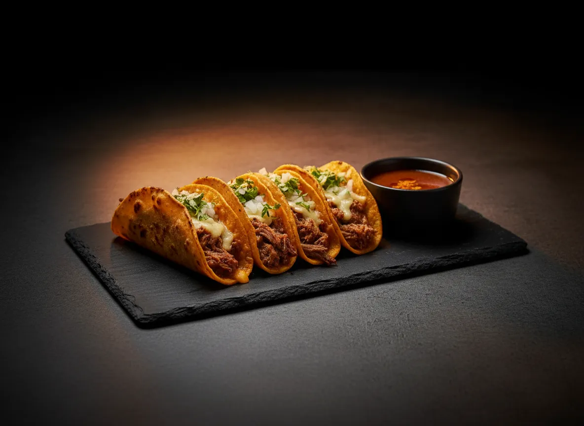 Quesaburria Tacos served at Tamales Mexican Restaurant