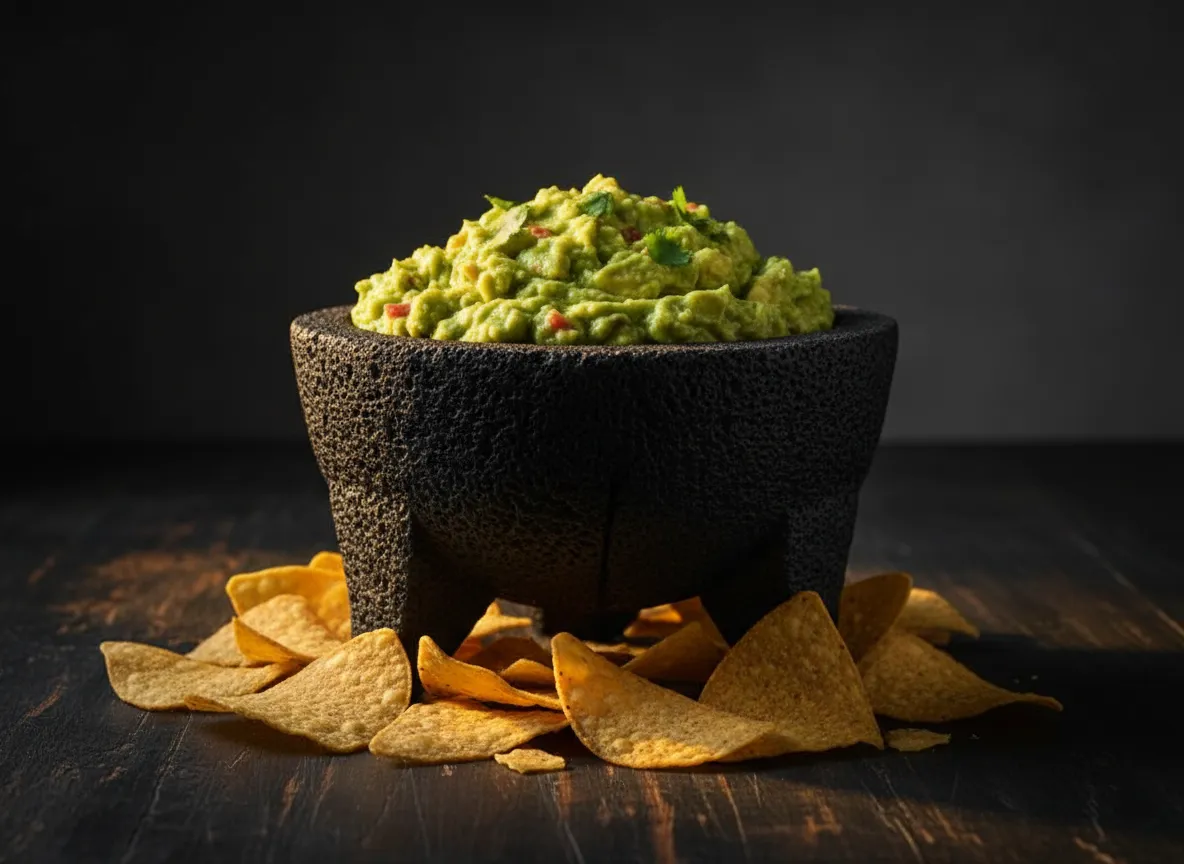 Fresh Guacamole mashed to order