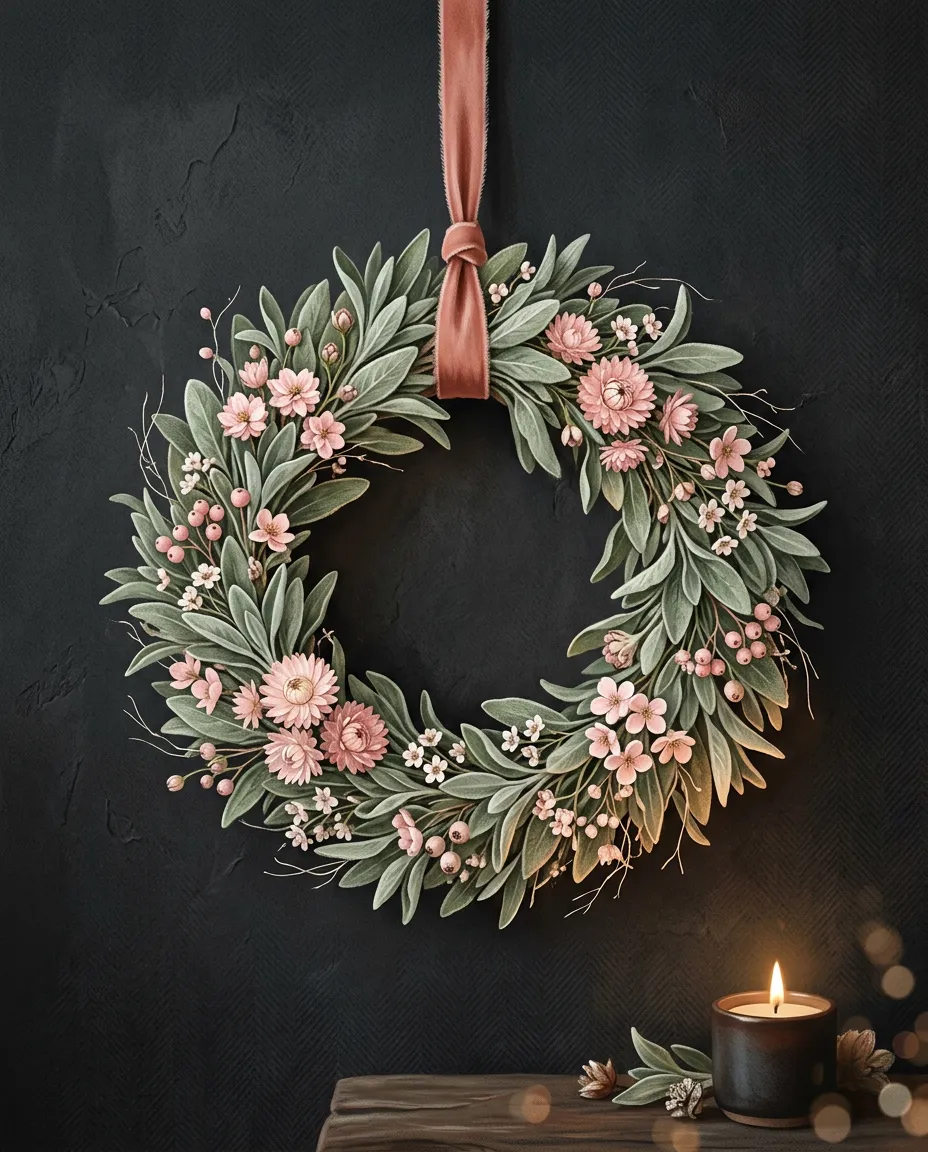 Peaceful Bloom Harmony digital musical Christmas card preview