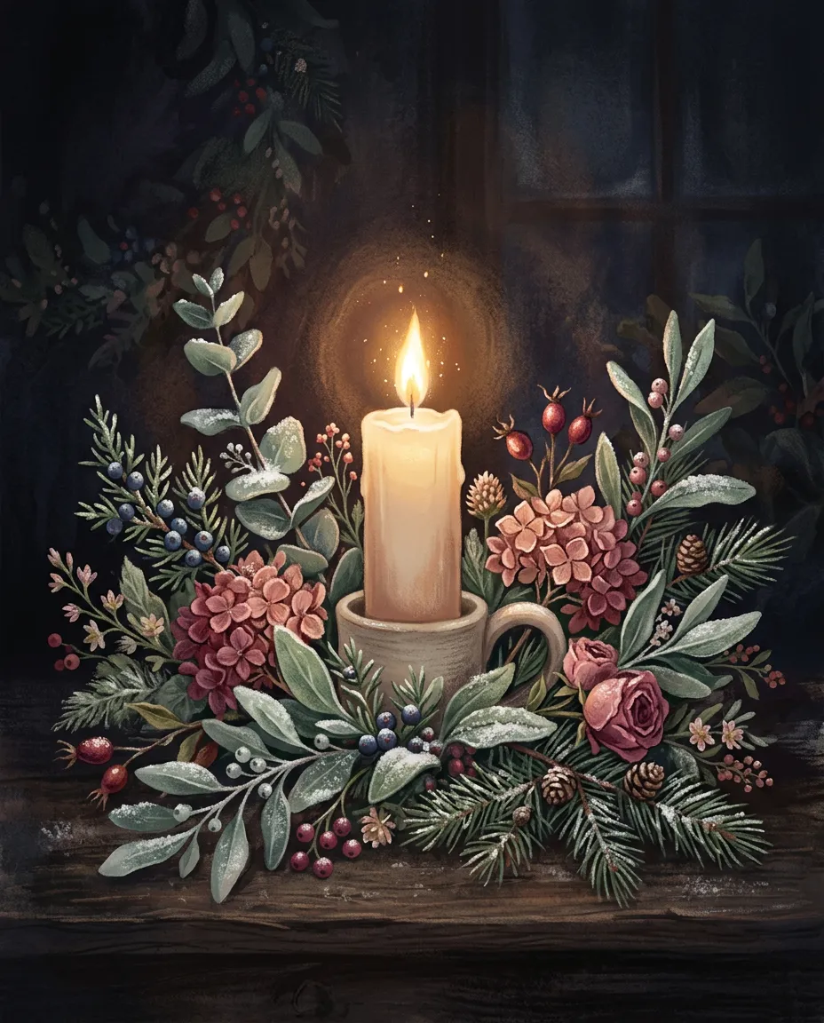 Golden Grace Noel digital musical Christmas card preview