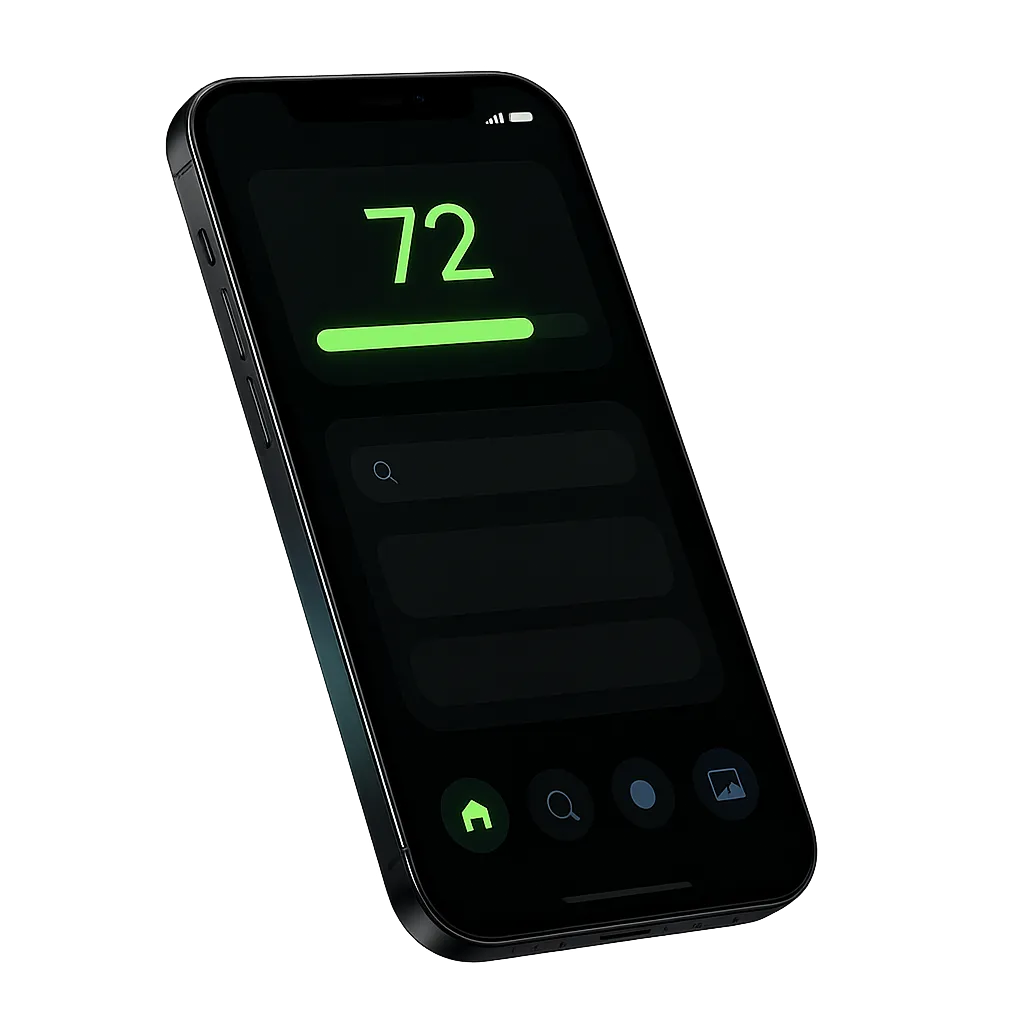 Sleek mobile interface showing high-conversion digital tools vs static links