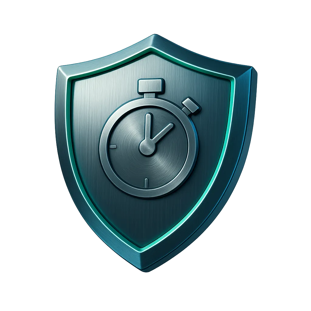 Visual shield representing 24/7 technical support guarantee