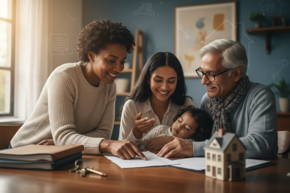 Probate-focused property consulting: compassionate advisor guiding clients through estate and property decisions, conveying empathy and support