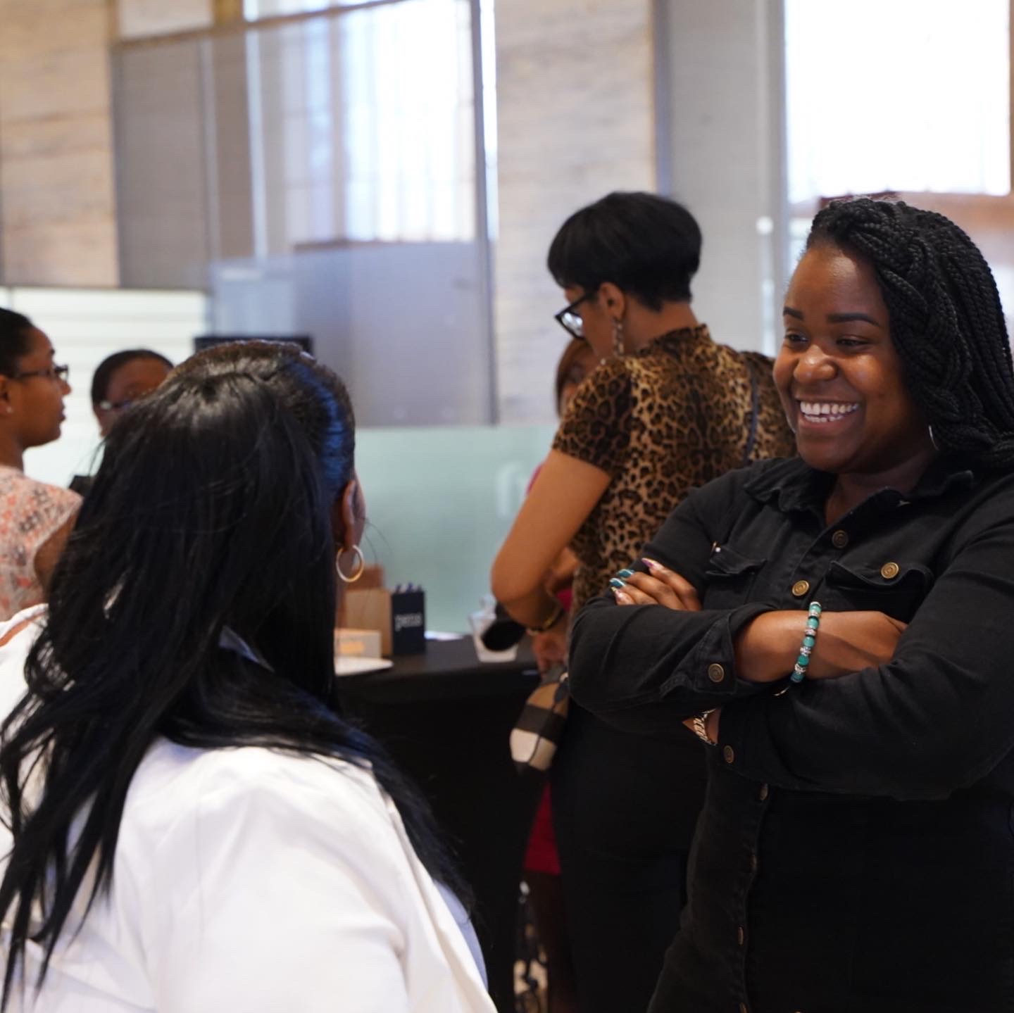 Women collaborating