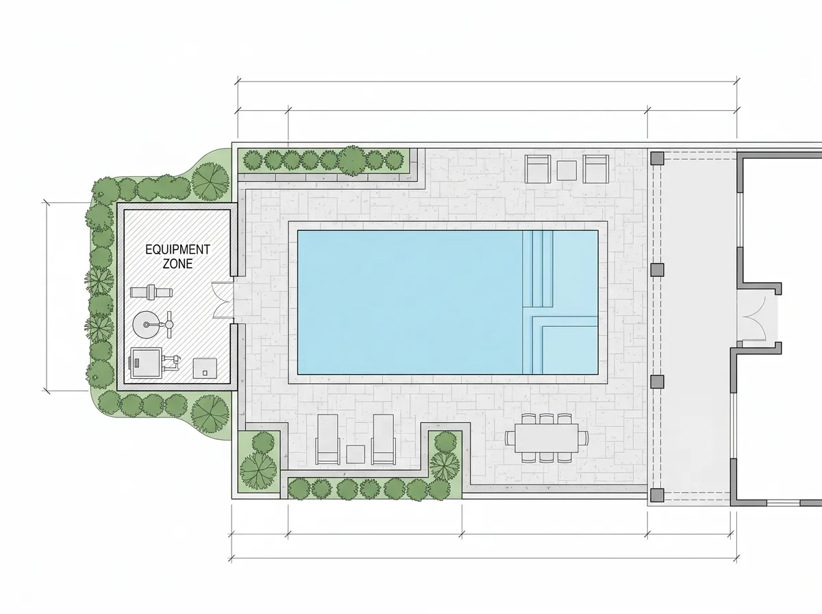 New residential pool equipment planning