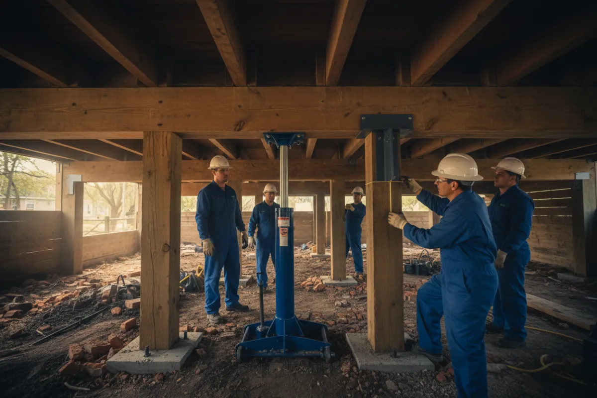 Pier and beam foundation restoration