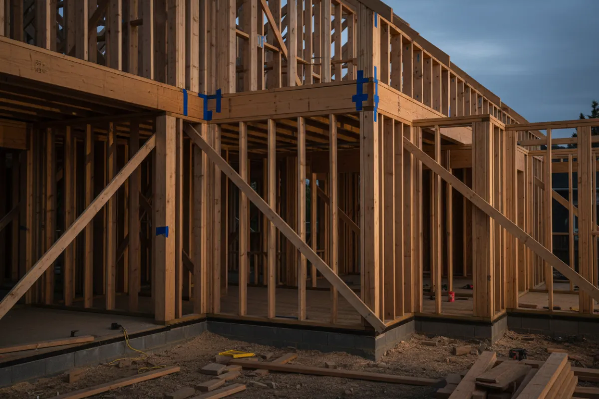 Home Addition Framing Extension