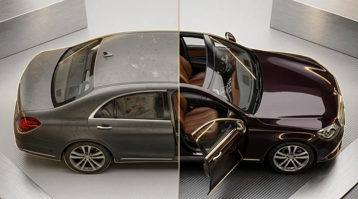 Gold Tier Full Auto Detailing Deep Interior Paint Protection