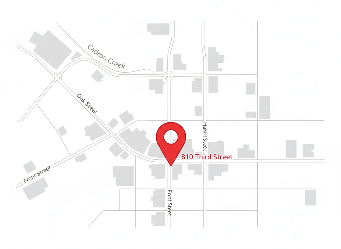 Map placeholder showing Central Arkansas Dance Center location in Conway, Arkansas