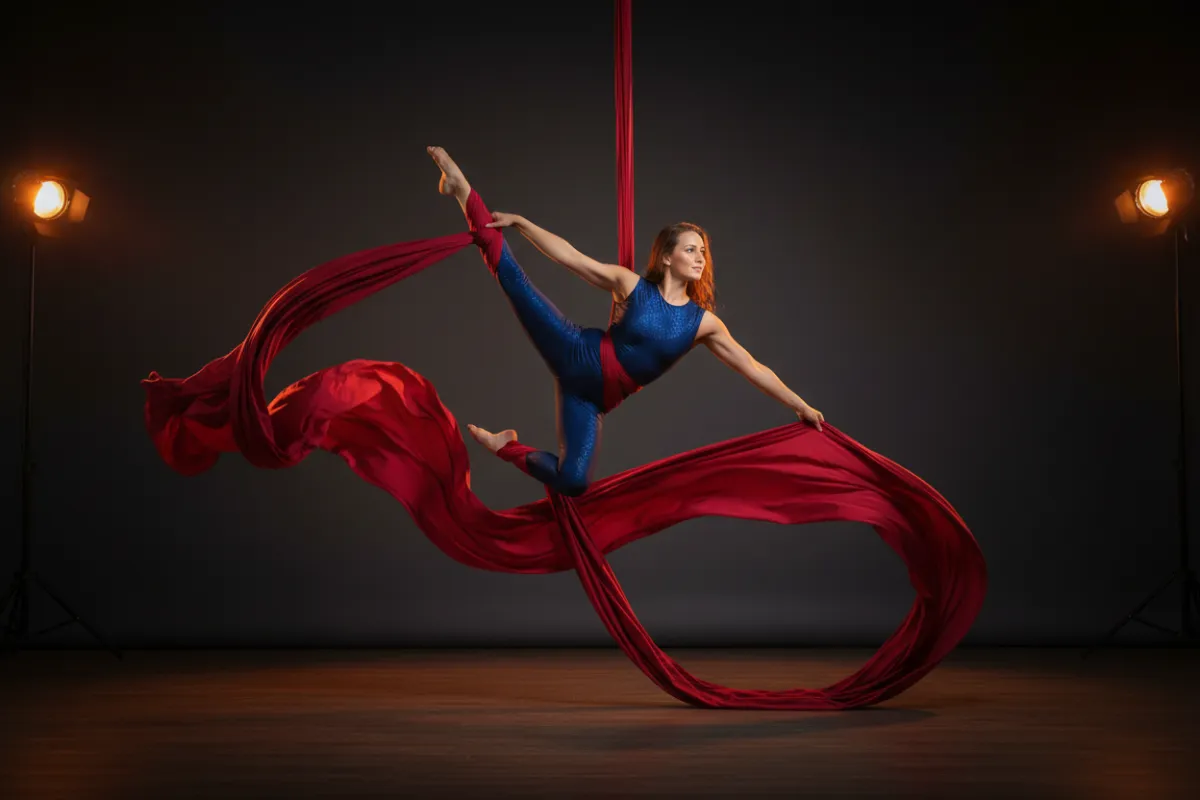 Summer acro and aerial dance at Central Arkansas Dance Center