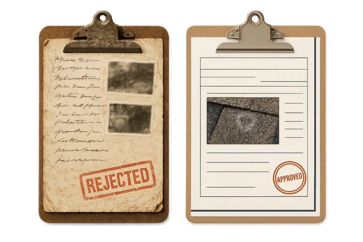 Documentation Quality Comparison - Rejected vs Approved