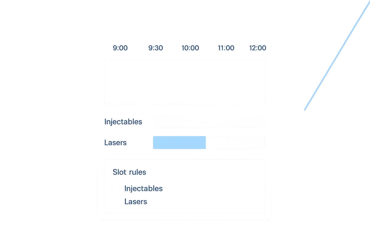 High Precision Scheduling UI Snippet