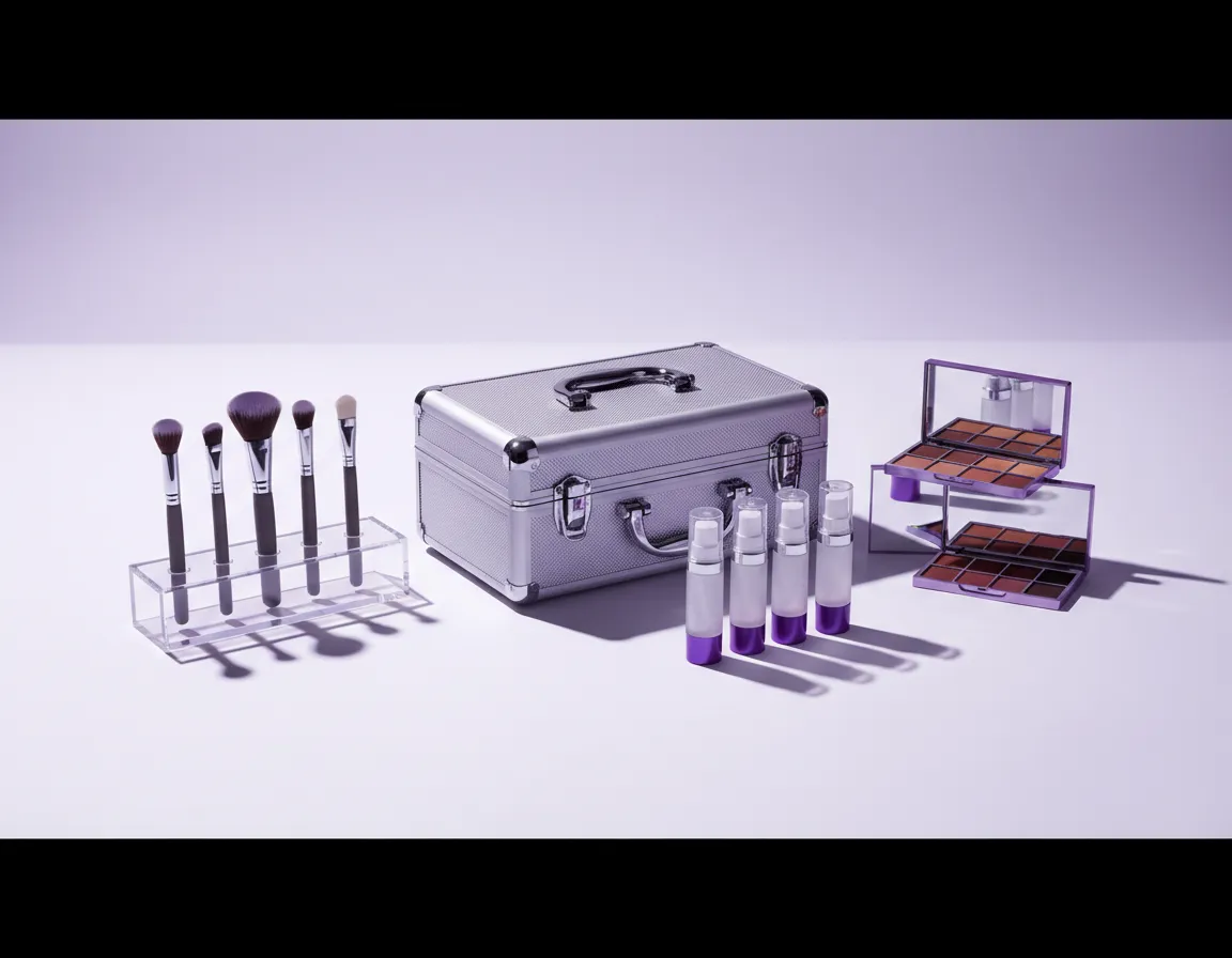 Bridal and event makeup workflow dashboard interface