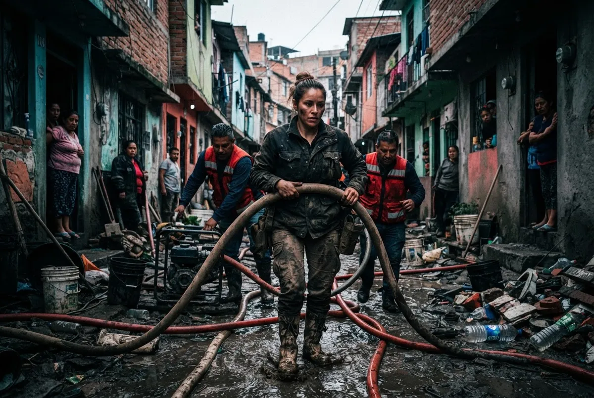 Fotoperiodismo de contingencia hídrica en colonias del Valle de México con brigadas vecinales