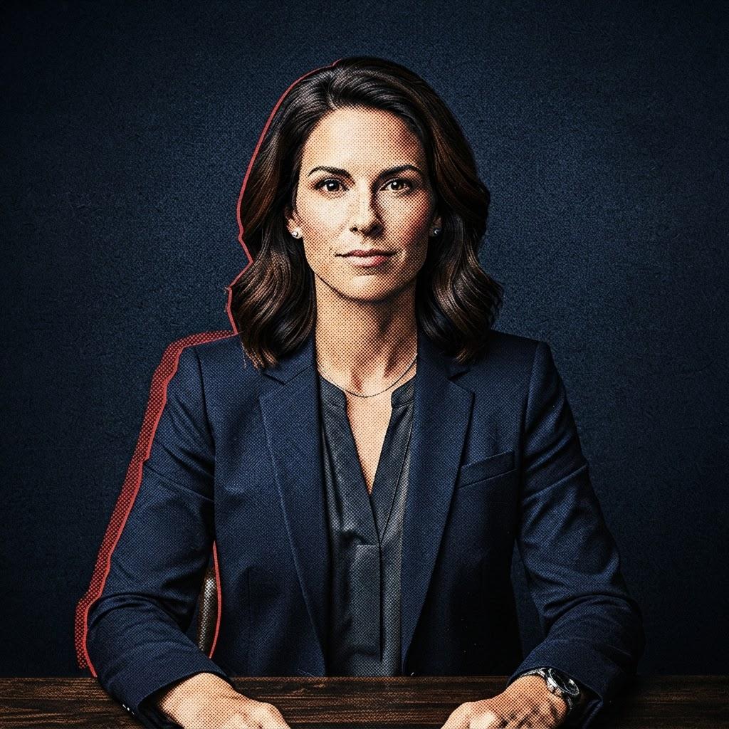 Retrato de autora Elena Moncada con trama de semitono