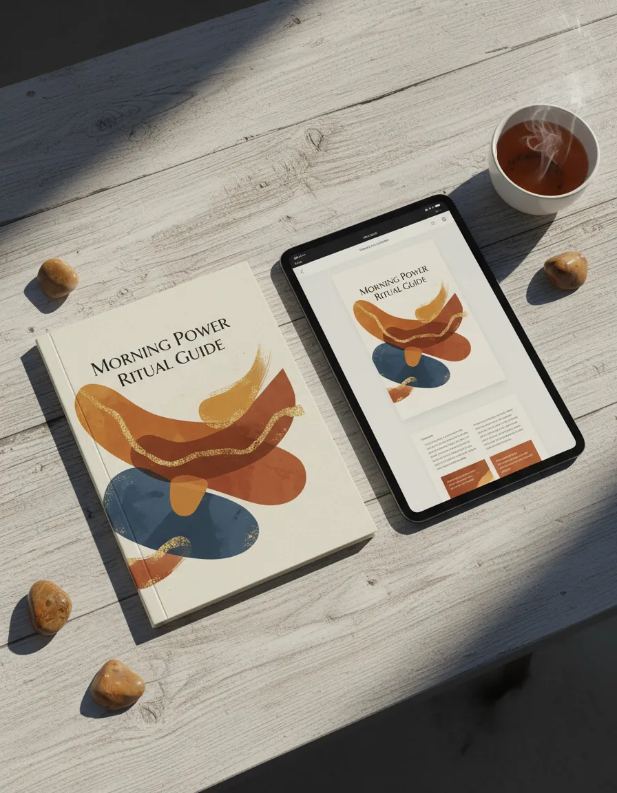 Morning Power Ritual Guide Mockup