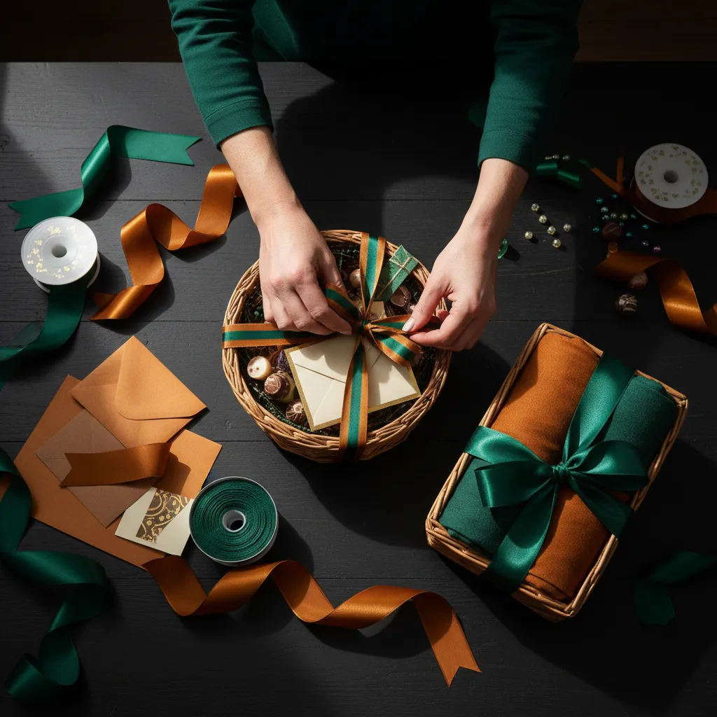 Assembling thoughtful gift baskets