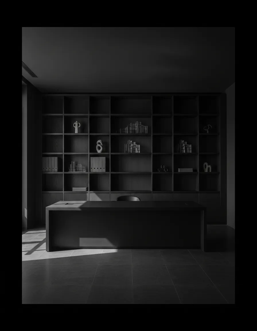 Architectural view of a premium office interior demonstrating professionalism and structure