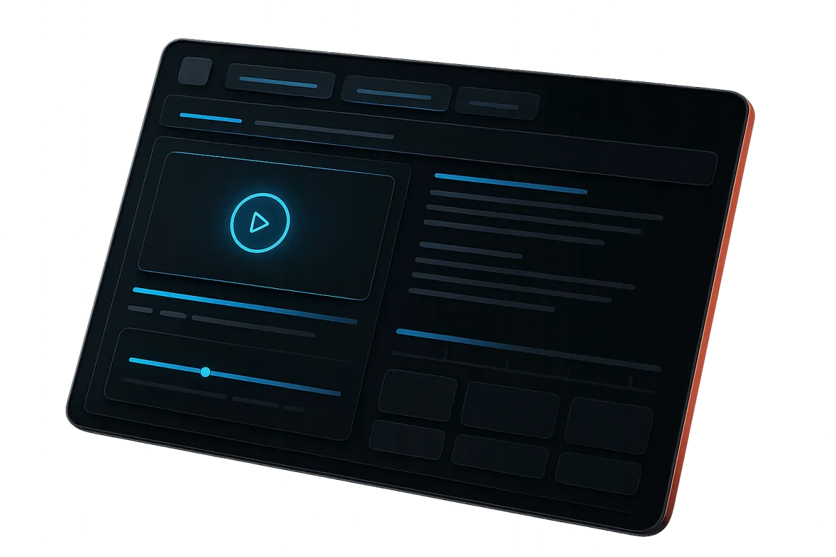 AI Video Planner Dashboard Preview