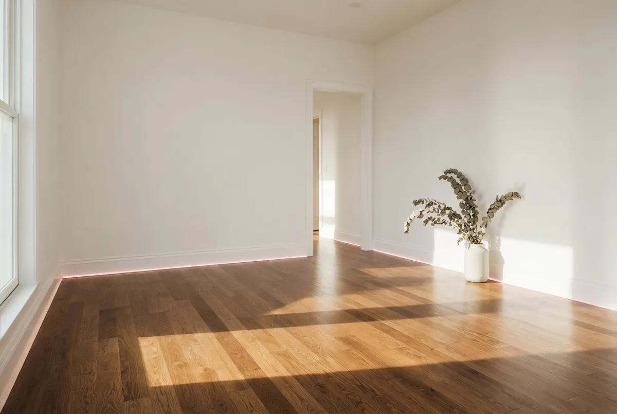 Immaculate empty apartment room cleaned for move-in move-out inspection
