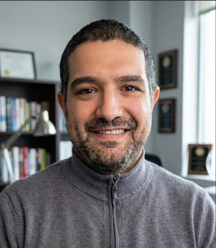 Neon AI profile illustration