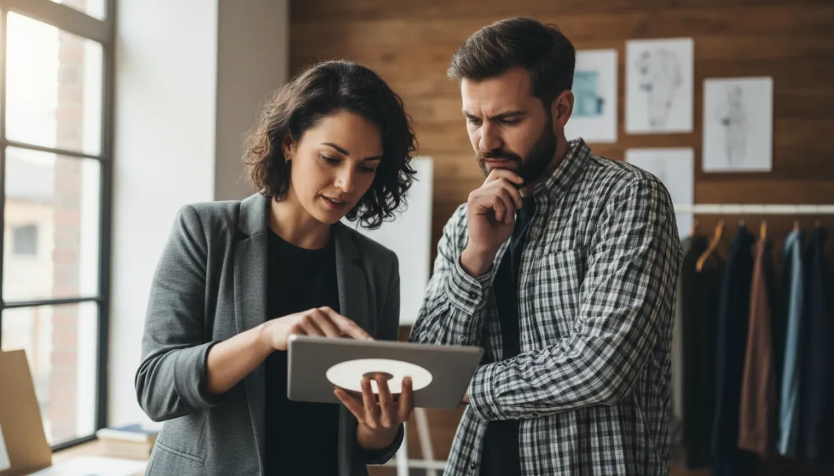 On-site photo with client showing real work being done