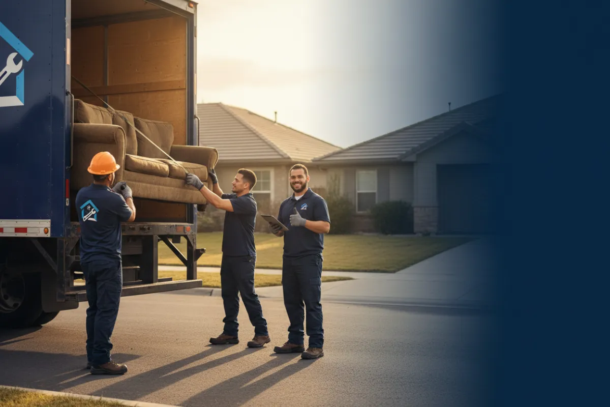 Blue-collar service professional working on-site