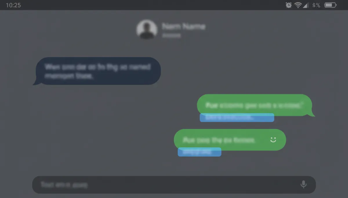 Screenshot of client testimonial message about landing first clients