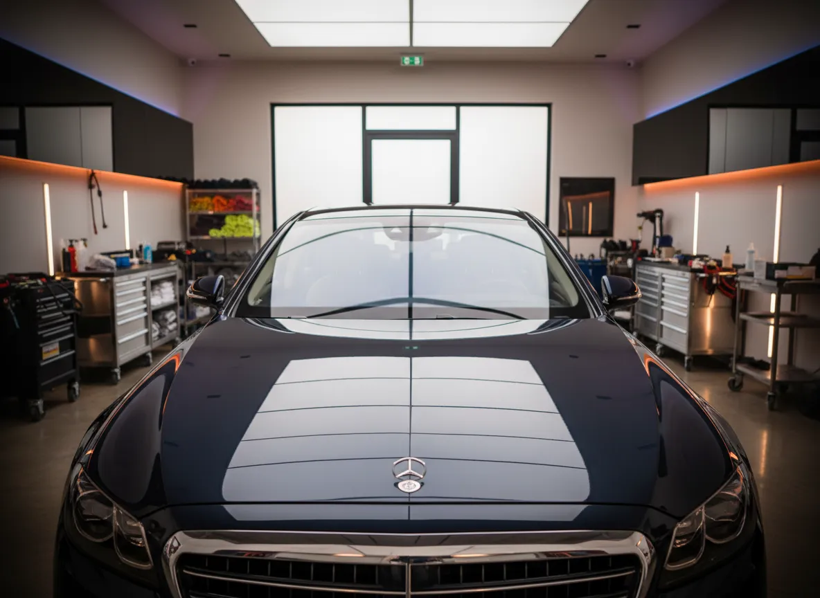 Clean detailed car at Gifted Mobile Auto Detailing shop