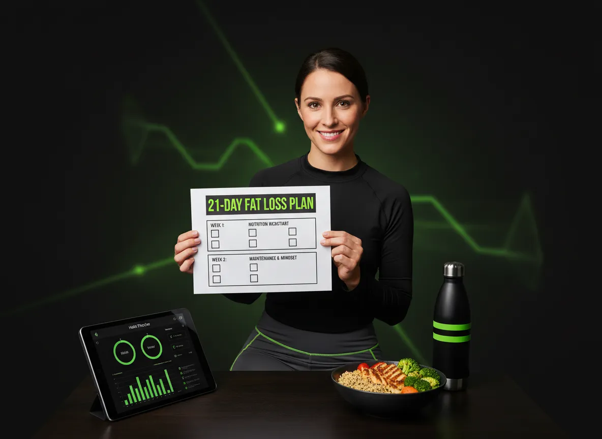 Coach holding a simple plan