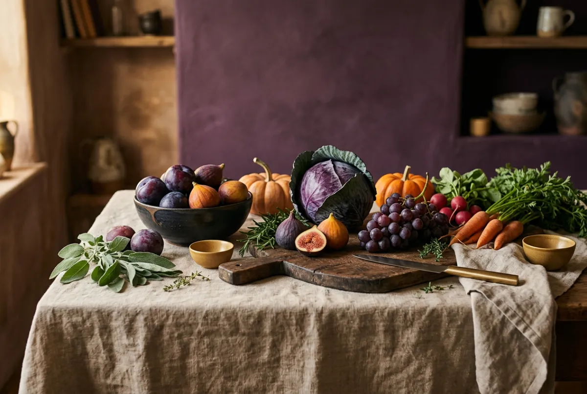 Eating With the Seasons - fresh harvest produce