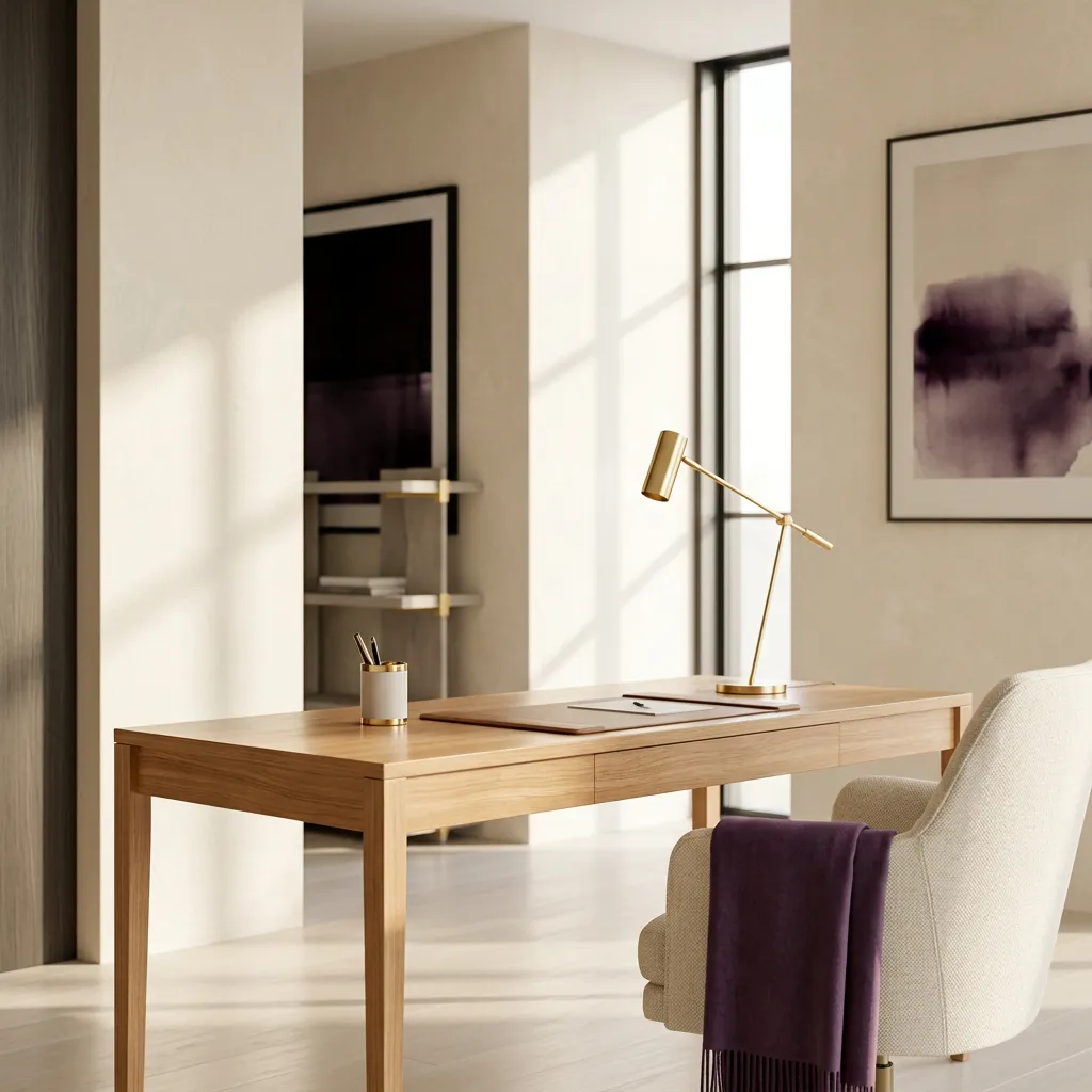 Serene architectural executive workspace setting the tone for Empire Builder