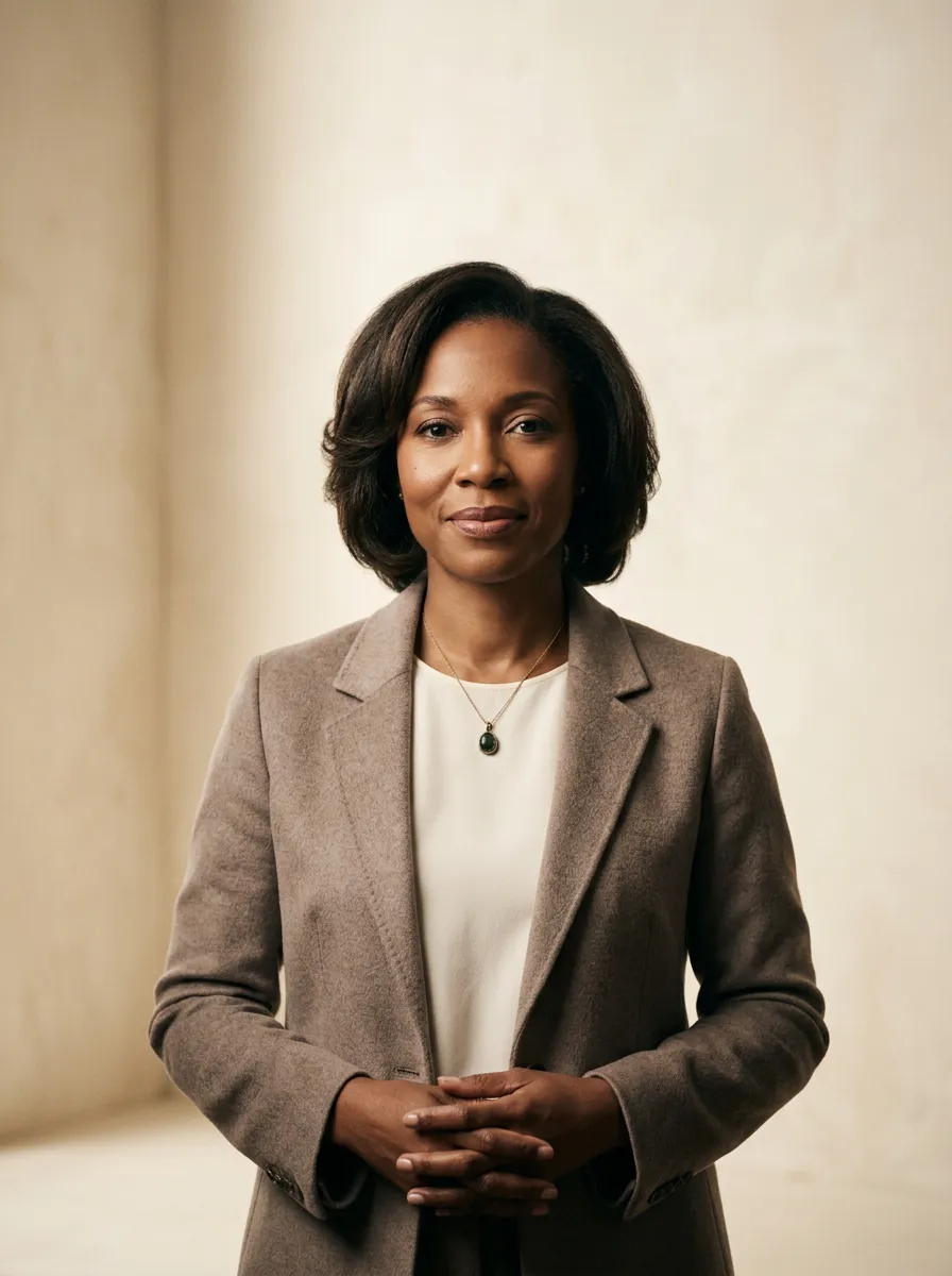Editorial portrait of Dr. Lisha Antiqua, founder of Your Own University and creator of the Amazing YOU Method