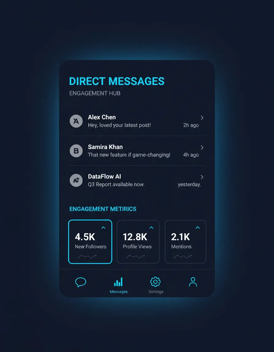 Dashboard DM Screenshot