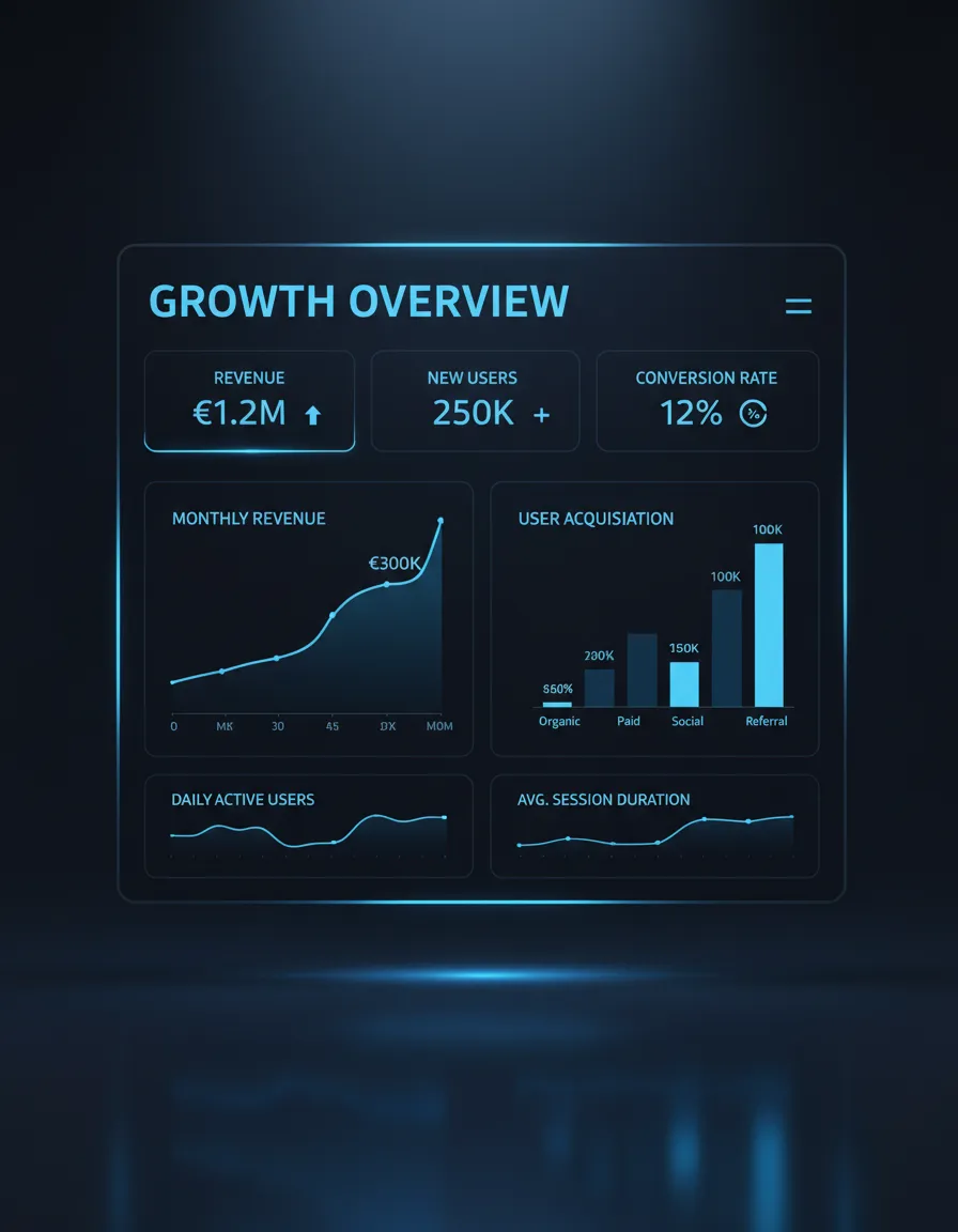 Growth Dashboard Screenshot
