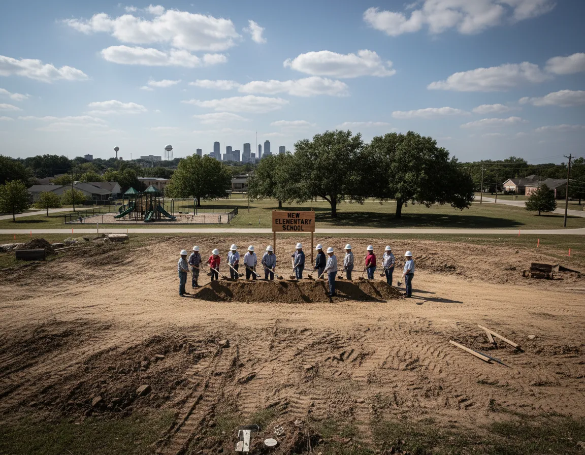 Marshall ISD breaks ground on new elementary school near Victory Park
