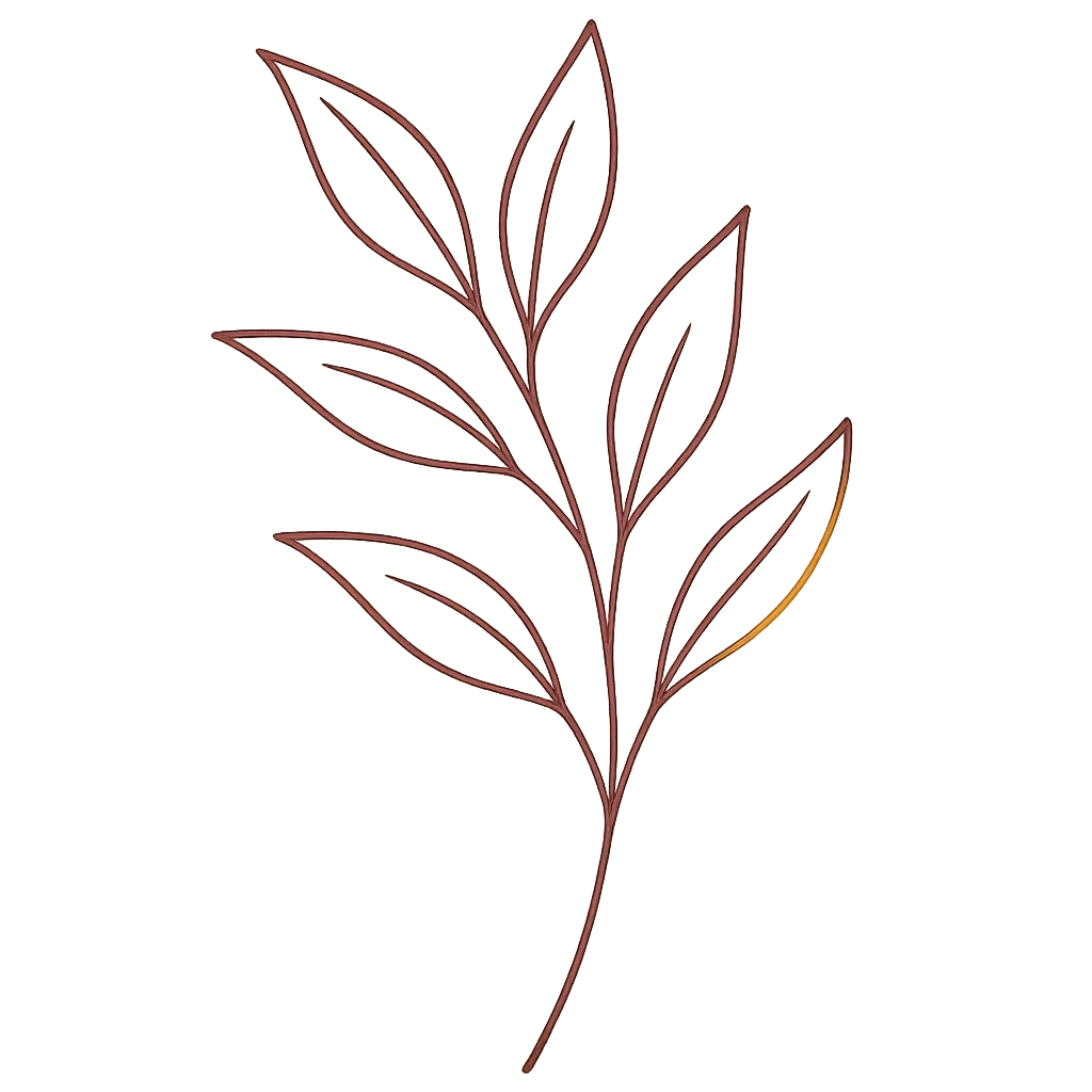 Subtle botanical line-art graphic — welcomed survivors of sexual assault, survivors of physical abuse, and those living in fear due to the current political climate.