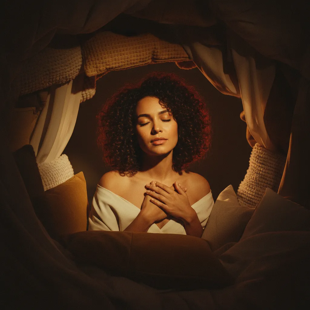 Survivor of sexual assault or physical abuse experiencing a breakthrough in trauma recovery