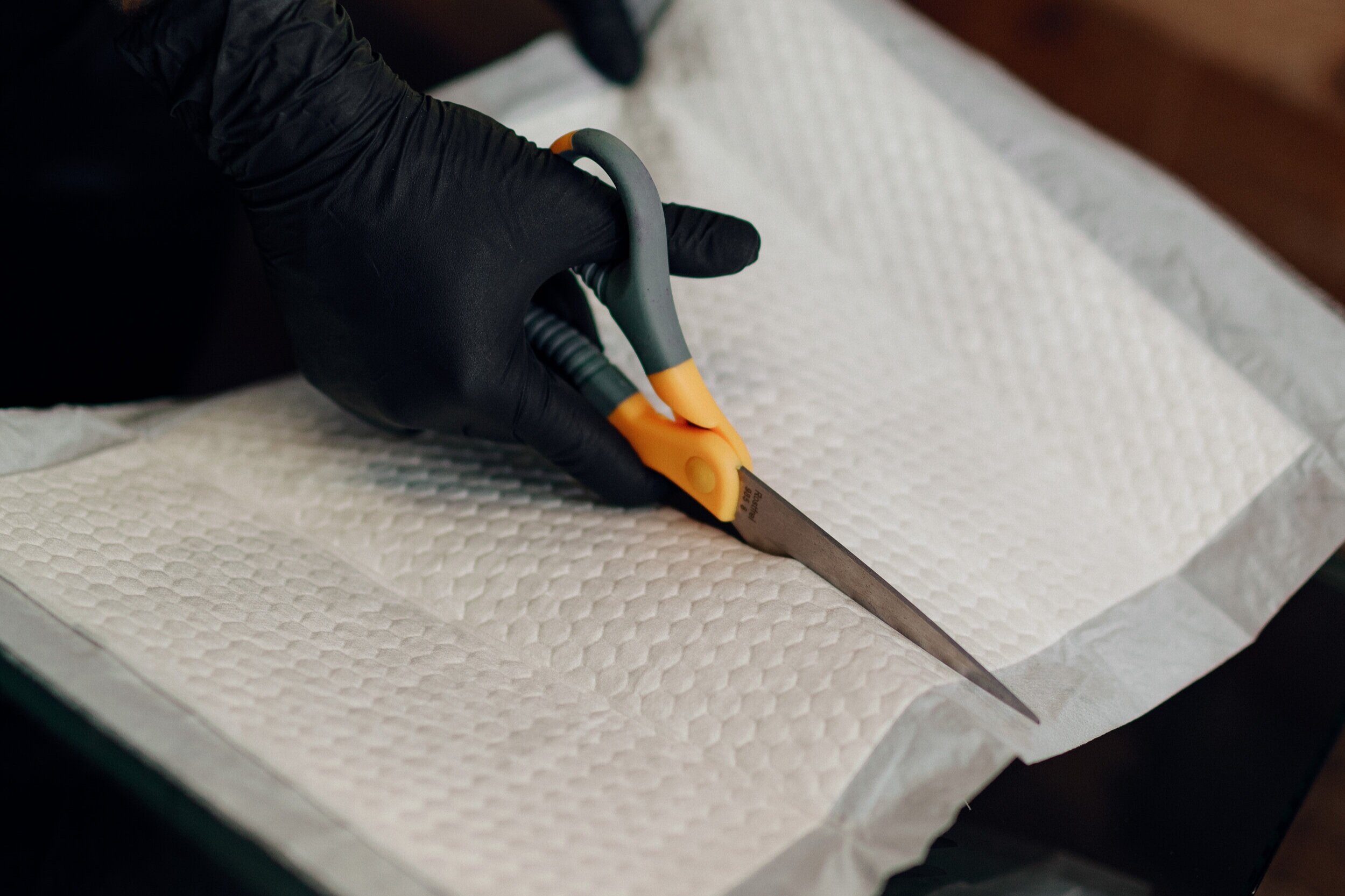 Tattoo pad cutting instructions