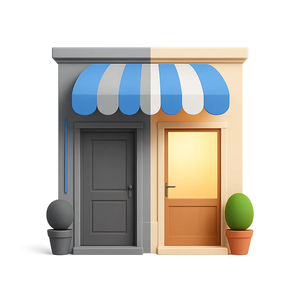 Visual representation of an abandoned Google Business Profile lacking recent posts.