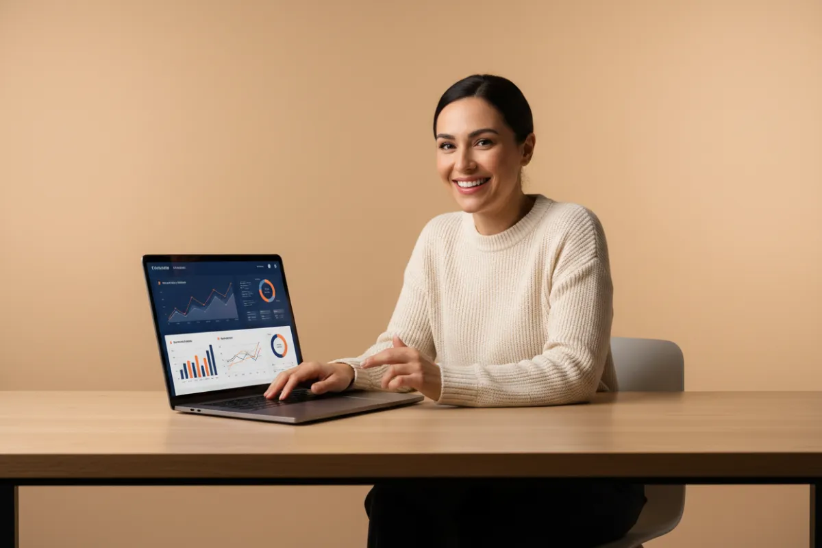 Beacon Kit introduction video thumbnail with a small-business owner demoing a dashboard on a laptop