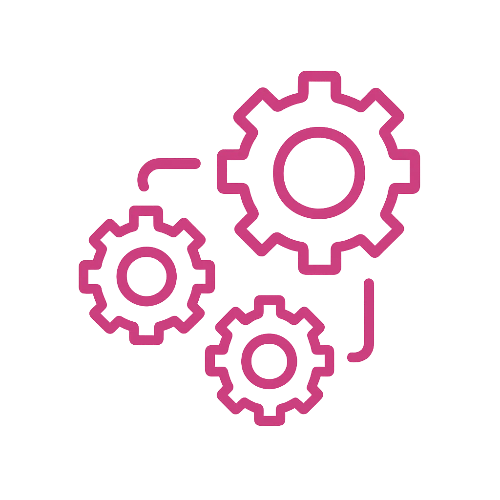 Systems icon (white, transparent)